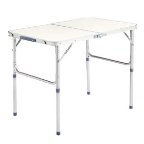 3ft Portable Aluminum Folding Table 90-60cm