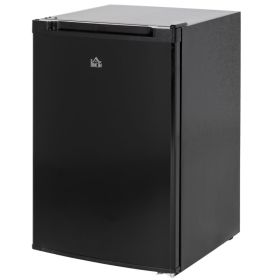 Upright Freezer, 3 Cu Ft Small Freezer with Reversible Single Door, Adjustable Thermostat for Home, Apartment, Black (Option: Black-580x590x910 mm)